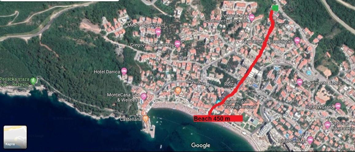 Apartment Green House Petrovac Bagian luar foto